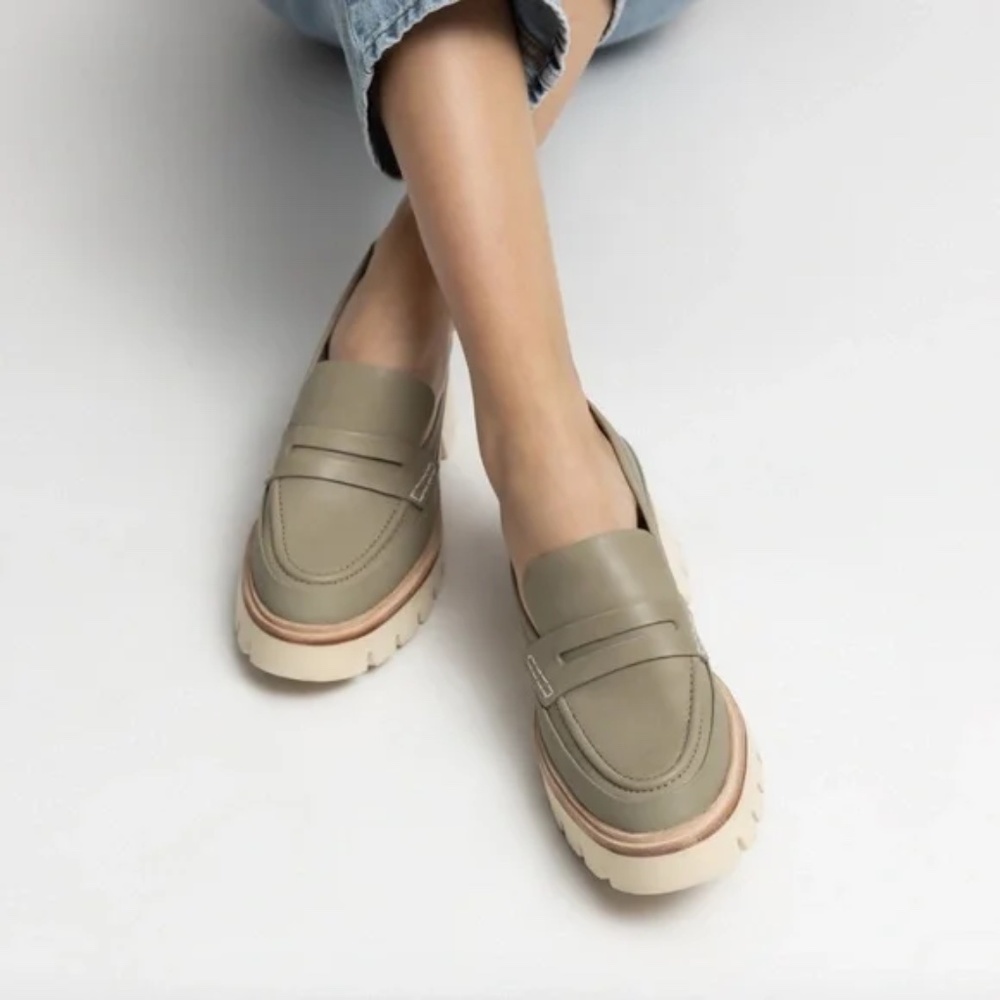 Oncept Seoul Loafers Silver Moss Gray Size 8 (fits like a 9)NEW MOD. 009 SOL F22